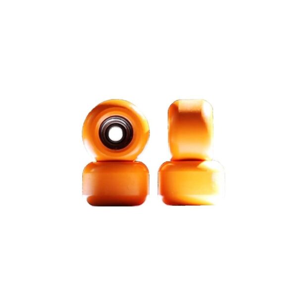 Rueda con rodamiento profesionales para fingerboard naranjo