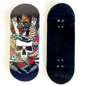 Tabla madera de arce Fingerboard 36mm profesional calavera